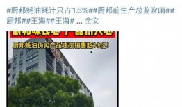 厨邦高管爆料最新消息